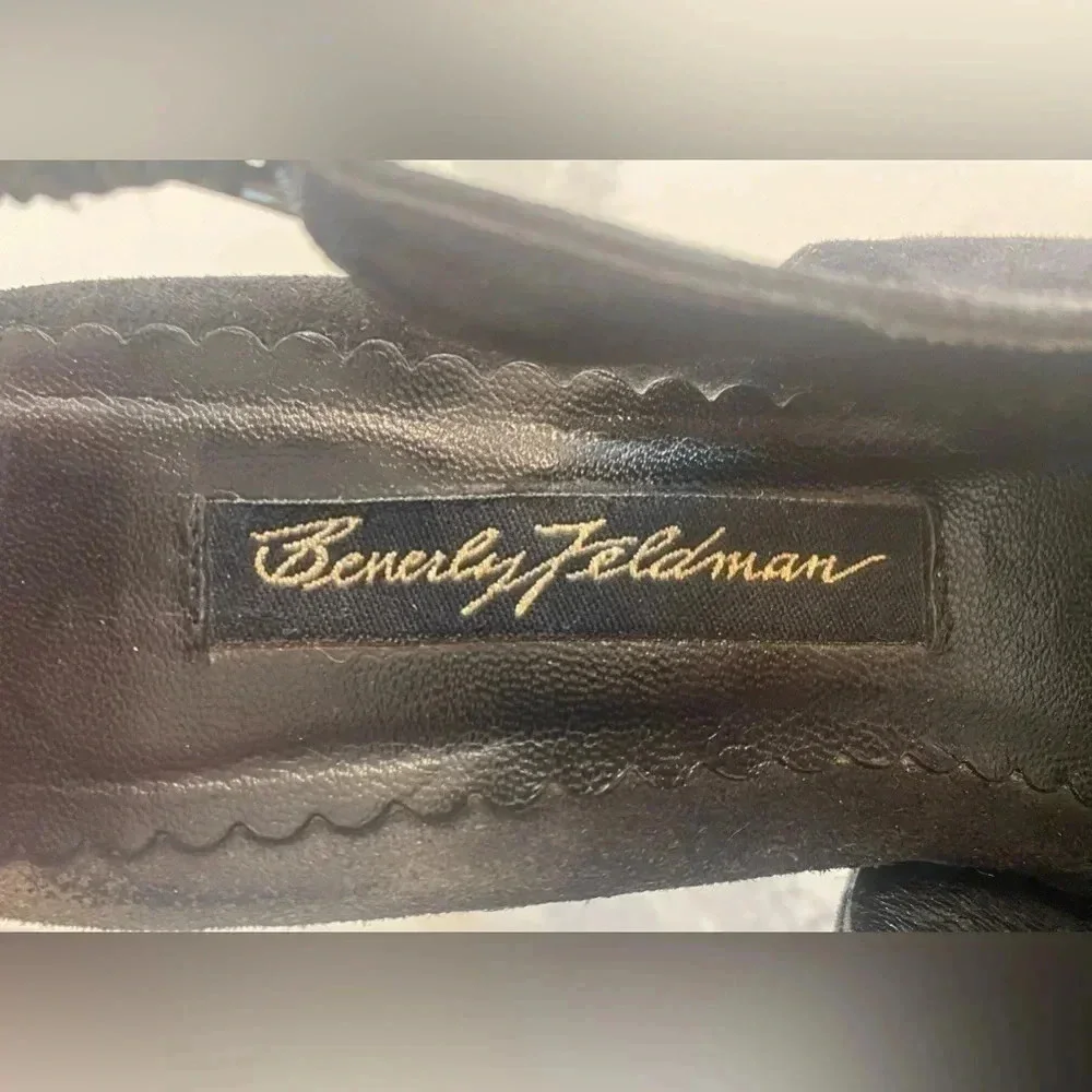 Stunning Beverly Feldman Black Suede 4